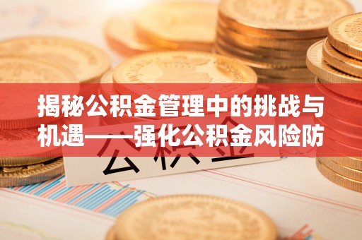 阿瓦提揭秘公积金管理中的挑战与机遇——强化公积金风险防控的多维策略