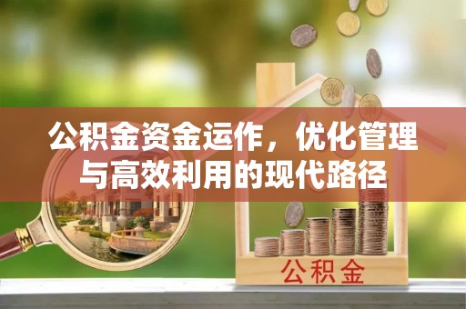 阿瓦提公积金资金运作，优化管理与高效利用的现代路径
