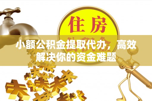 阿瓦提小额公积金提取代办，高效解决你的资金难题